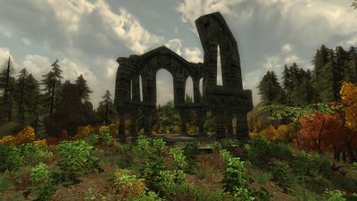 Unnamed ruins within the wilds