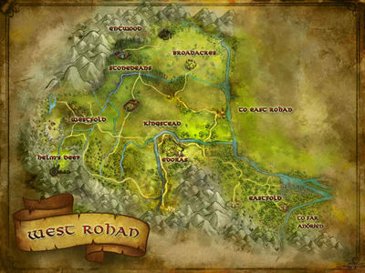 Map of West Rohan