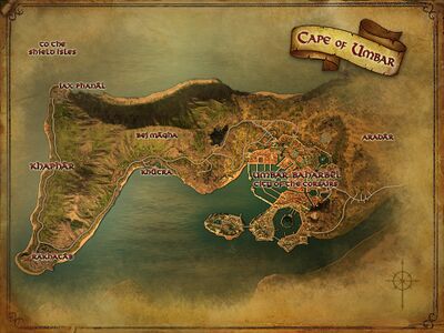 Map of the Cape of Umbar