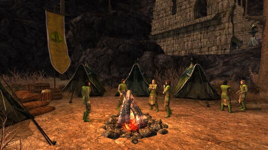 Camp of the Elves of Laurelindórenan