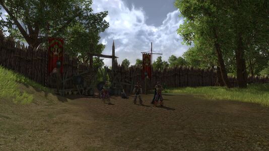 Blackwold brigands blocking the gate