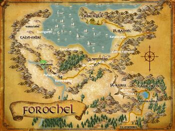 Map of Forochel Named Creatures