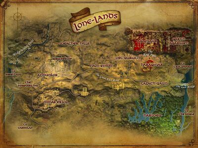 Map of the Lone-lands