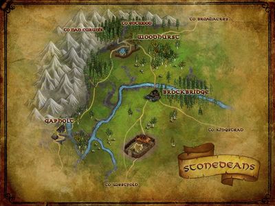 Map of Stonedeans