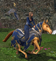 Image of Festive Azure Horse