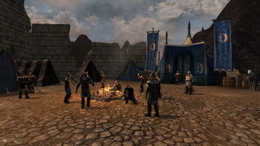 A Camp of Ithilien Soldiers