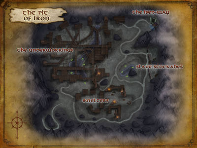 Map of the Pit of Iron