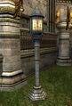 Minas Tirith Standing Lantern with Stained Glass